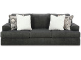 Karinne Smoke Sofa, Loveseat, Oversized Chair And Ottoman