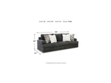 Karinne Smoke Sofa, Loveseat, Oversized Chair And Ottoman
