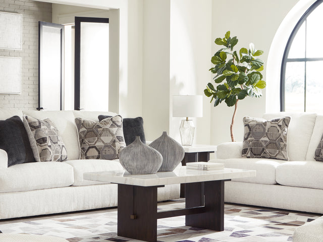 Karinne Linen Sofa, Loveseat, Oversized Chair And Ottoman