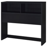 Westpark 49-inch Full Bookcase Headboard Black