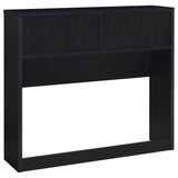 Westpark 49-inch Full Bookcase Headboard Black