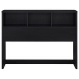 Westpark 49-inch Queen Bookcase Headboard Black