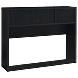 Westpark 49-inch Queen Bookcase Headboard Black