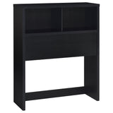 Westpark 49-inch Twin Bookcase Headboard Black
