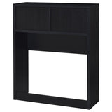 Westpark 49-inch Twin Bookcase Headboard Black