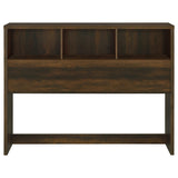 Westpark 49-inch Queen Bookcase Headboard Dark Pine