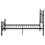 Novak Matte Black 48-Inch Metal Twin Open Frame Bed