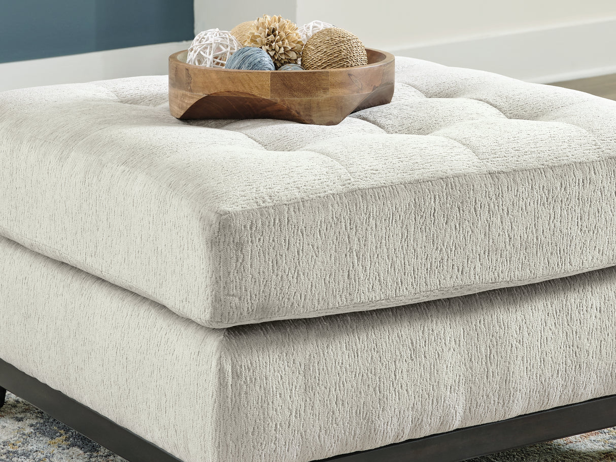 Maxon Place Stone Oversized Chair And Ottoman