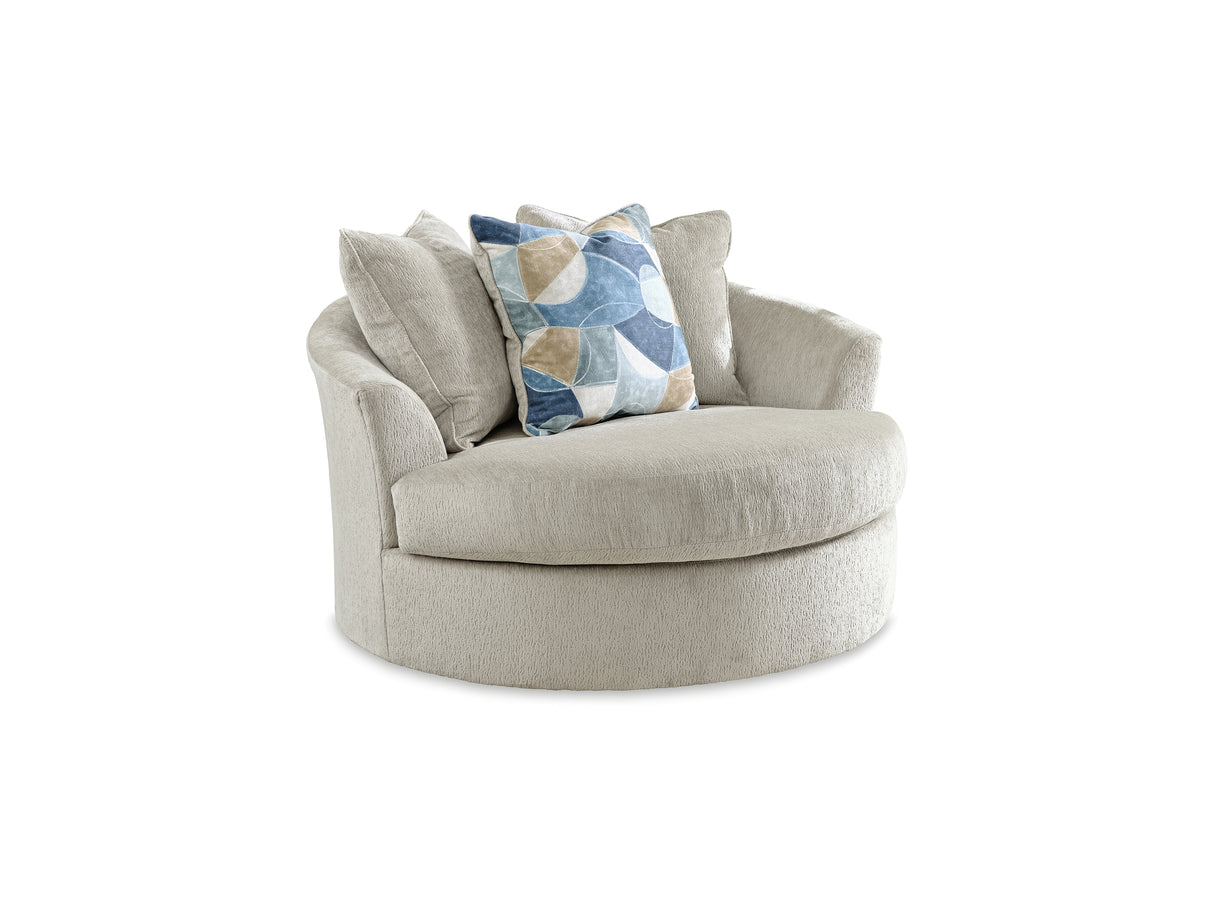 Maxon Place Stone Oversized Chair And Ottoman