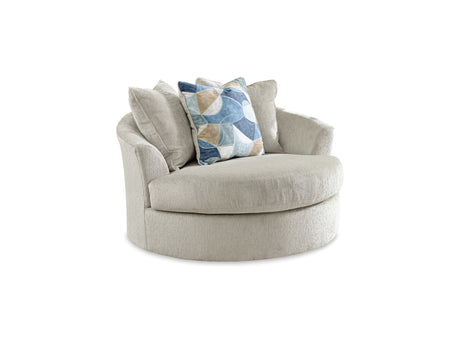 Maxon Place Stone Oversized Chair And Ottoman