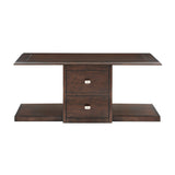 Claremore Cocktail Table With Two Ottomans