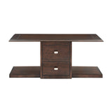 Claremore Cocktail Table With Two Ottomans