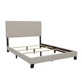 Boyd California King Upholstered Bed With Nailhead Trim Ivory