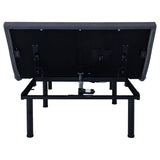 Negan Queen Adjustable Bed Base Grey And Black