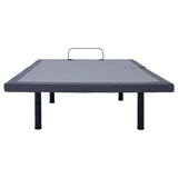 Negan Queen Adjustable Bed Base Grey And Black