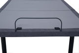Negan Queen Adjustable Bed Base Grey And Black