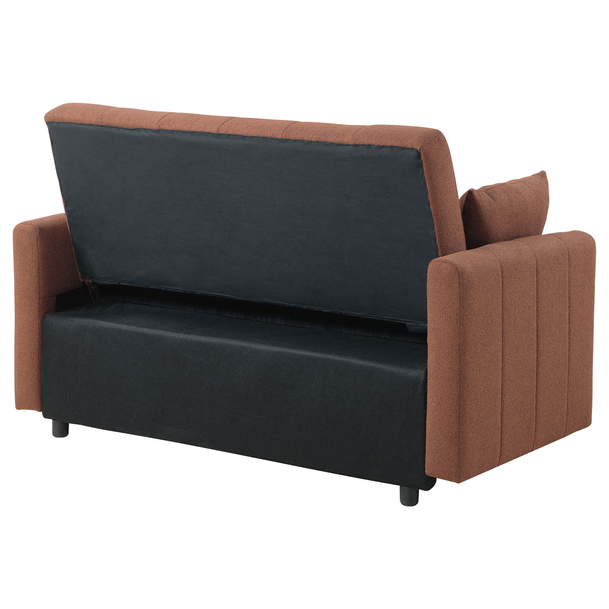 Portland Copper Boucle Upholstered Sleeper Sofa Bed