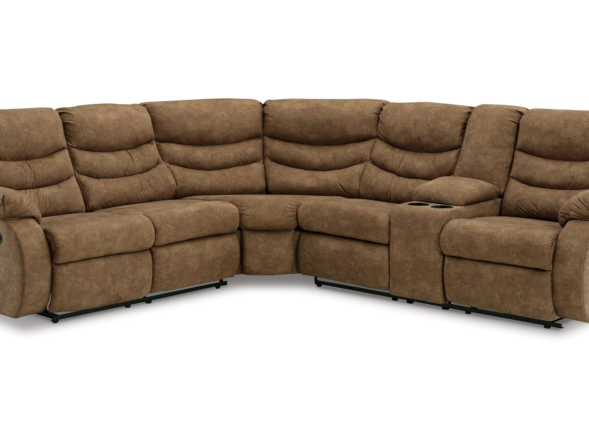 Partymate Brindle 2-Piece Reclining Sectional