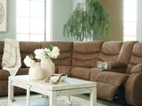 Partymate Brindle 2-Piece Reclining Sectional