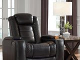Party Time Midnight Power Reclining Sofa And Loveseat With Recliner