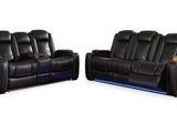 Party Time Midnight Reclining Sofa And Loveseat