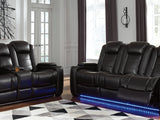 Party Time Midnight Reclining Sofa And Loveseat