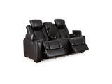 Party Time Midnight Power Reclining Sofa And Loveseat With Recliner