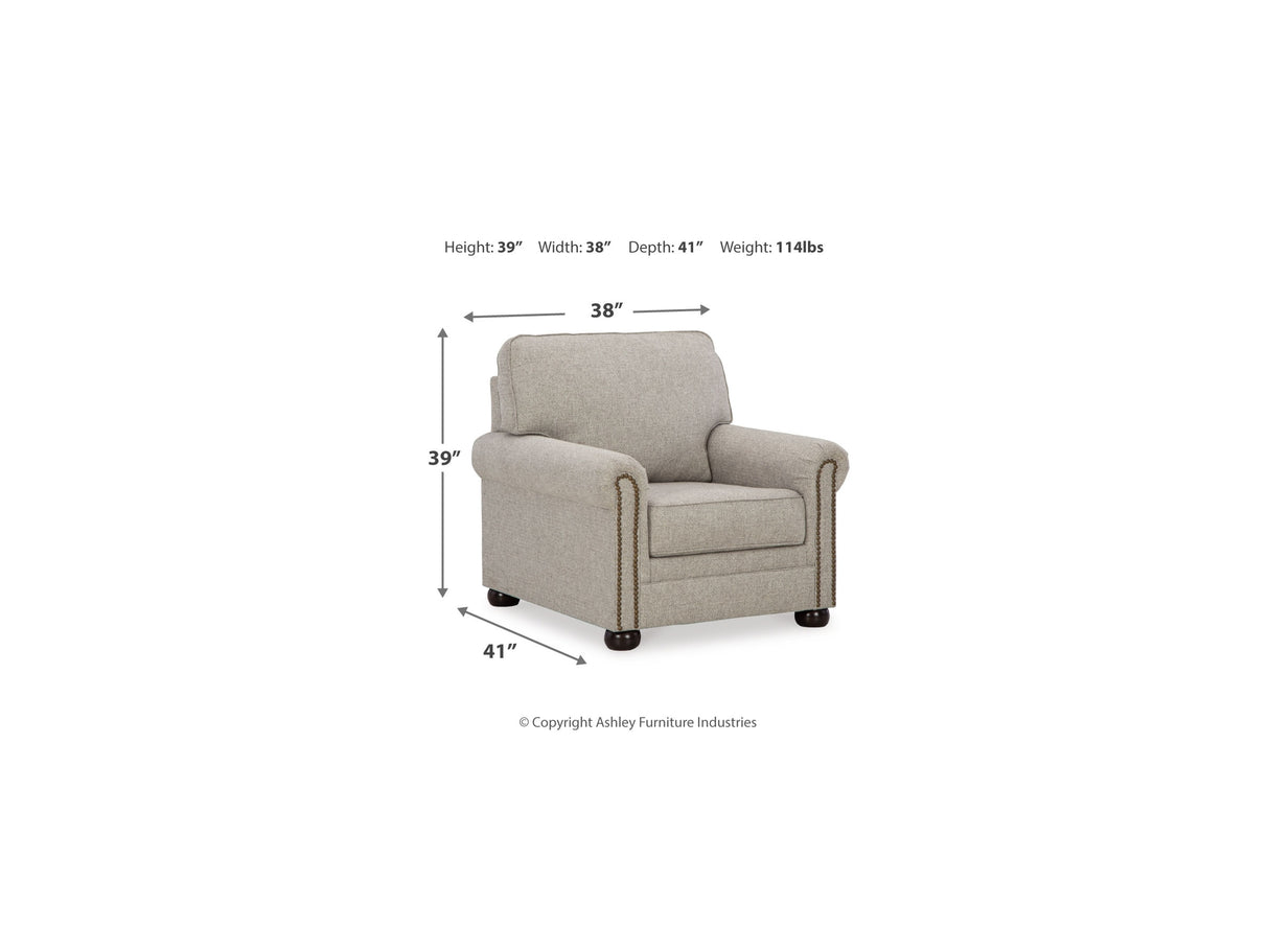 Gaelon Dune Chair And Ottoman