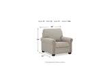 Gaelon Dune Chair And Ottoman