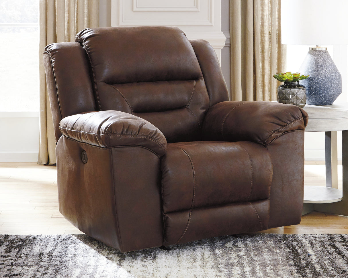 Stoneland Chocolate Power Recliner