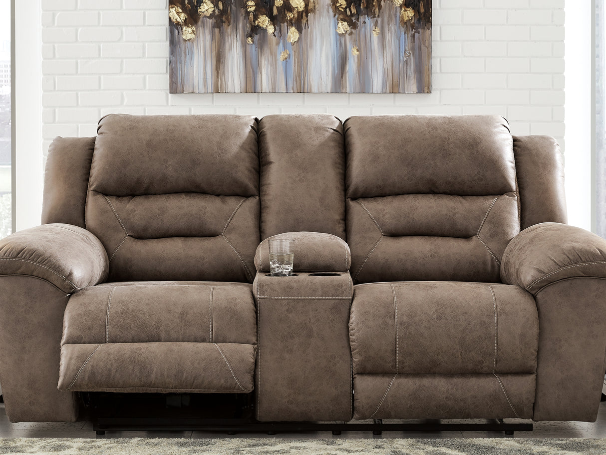 Stoneland Fossil Power Reclining Sofa, Loveseat And Recliner