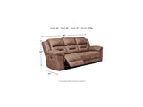 Stoneland Fossil Power Reclining Sofa, Loveseat And Recliner