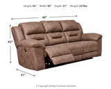 Stoneland Fossil Power Reclining Sofa