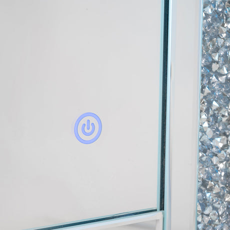 Crushed Diamonds LED Dressing Table