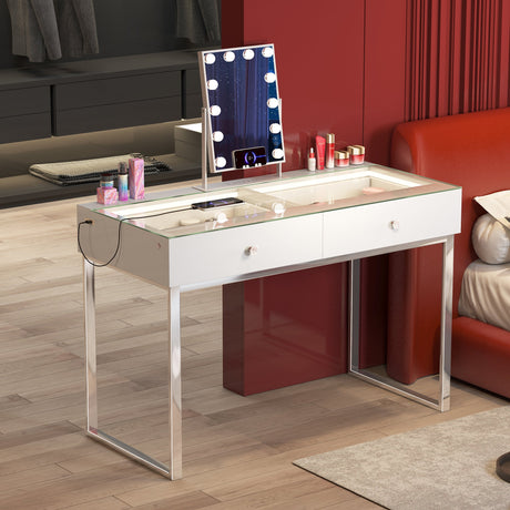 Alice Vanity Desk Pro - 2 Storage Drawers