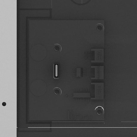 LED Music Mirror with Dimmable Light