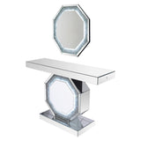 Crushed Diamonds LED Mirrored Console Table