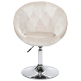 Antoinette Round Tufted Vanity Chair