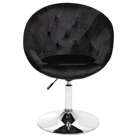 Antoinette Round Tufted Vanity Chair
