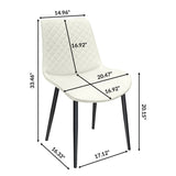 Modern  Leather Dining Chairs