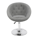 Antoinette Round Tufted Vanity Chair