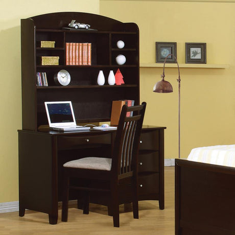 Phoenix Hutch With Shelves Cappuccino