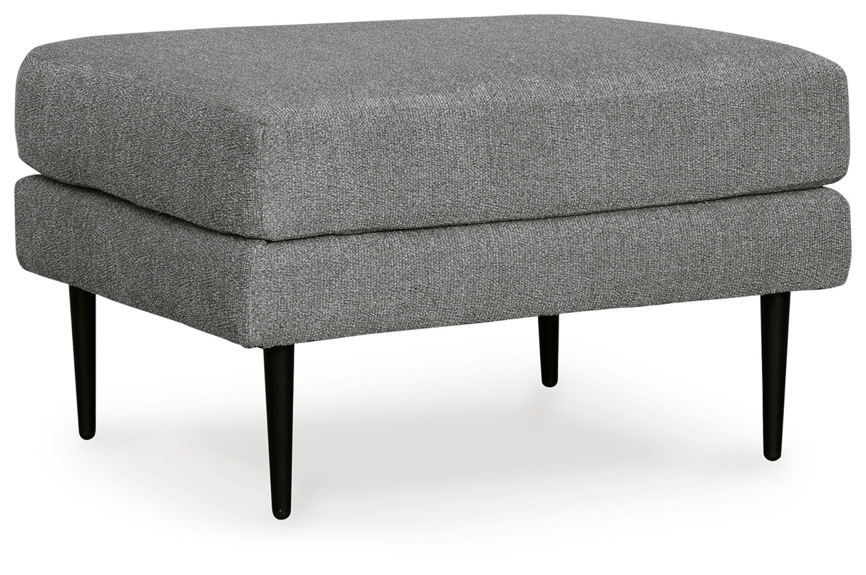 Hazela Charcoal Ottoman