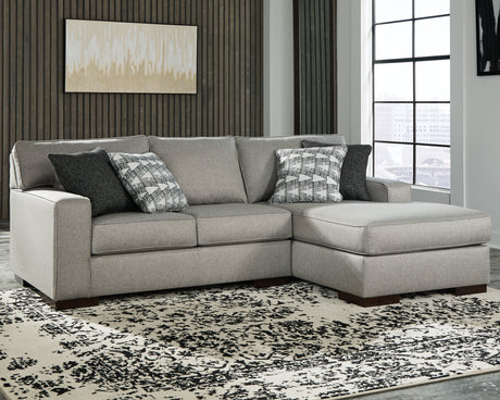 Marsing Slate Nuvella 2-Piece Sectional With Chaise