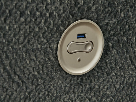 Nettington Smoke 4-Piece Power Reclining Sectional