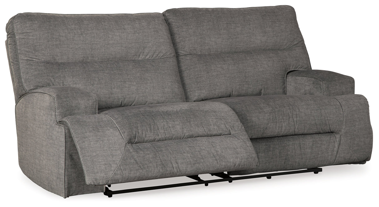 Coombs Charcoal Reclining Sofa