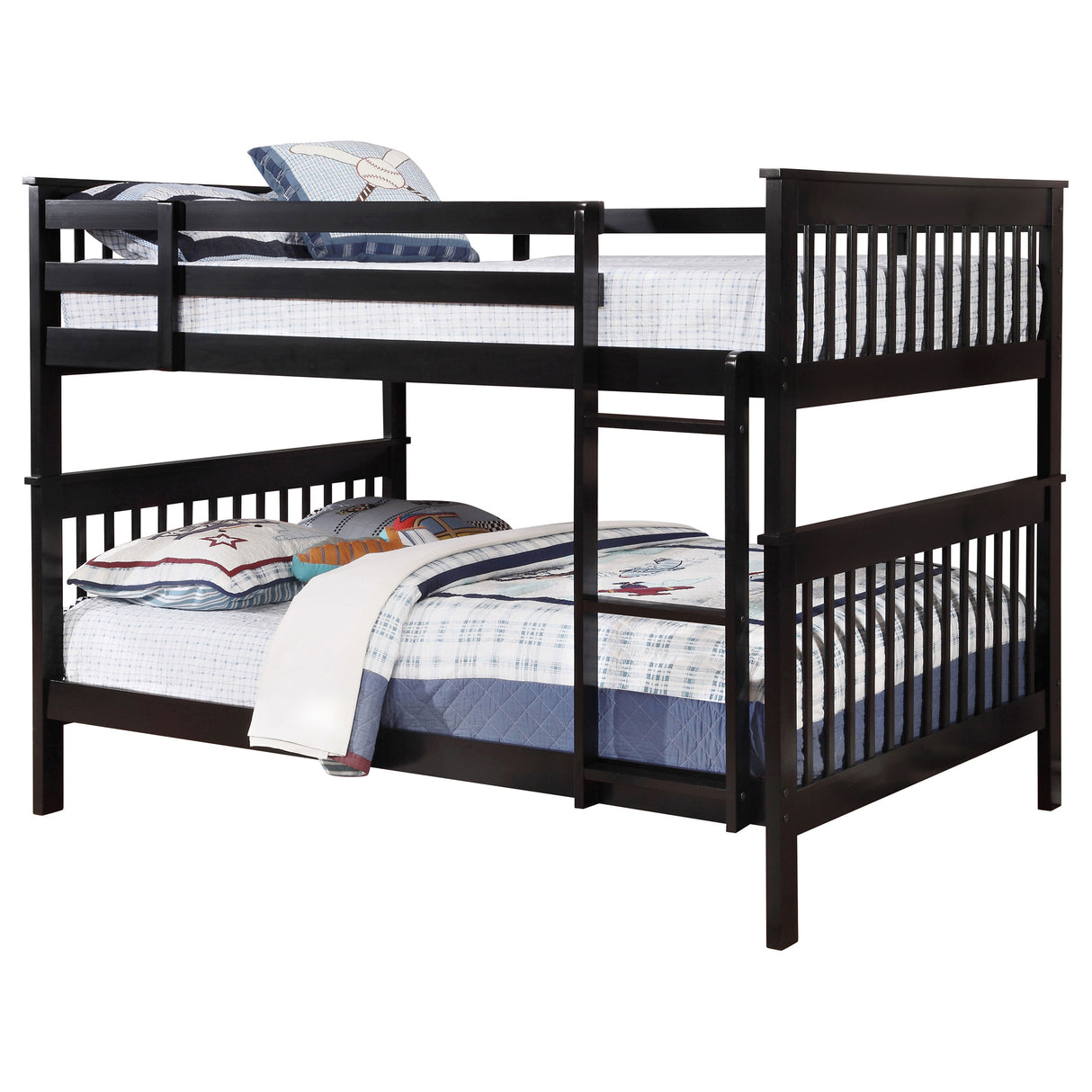 Chapman Black Wood Full Over Bunk Bed