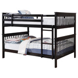 Chapman Black Wood Full Over Bunk Bed