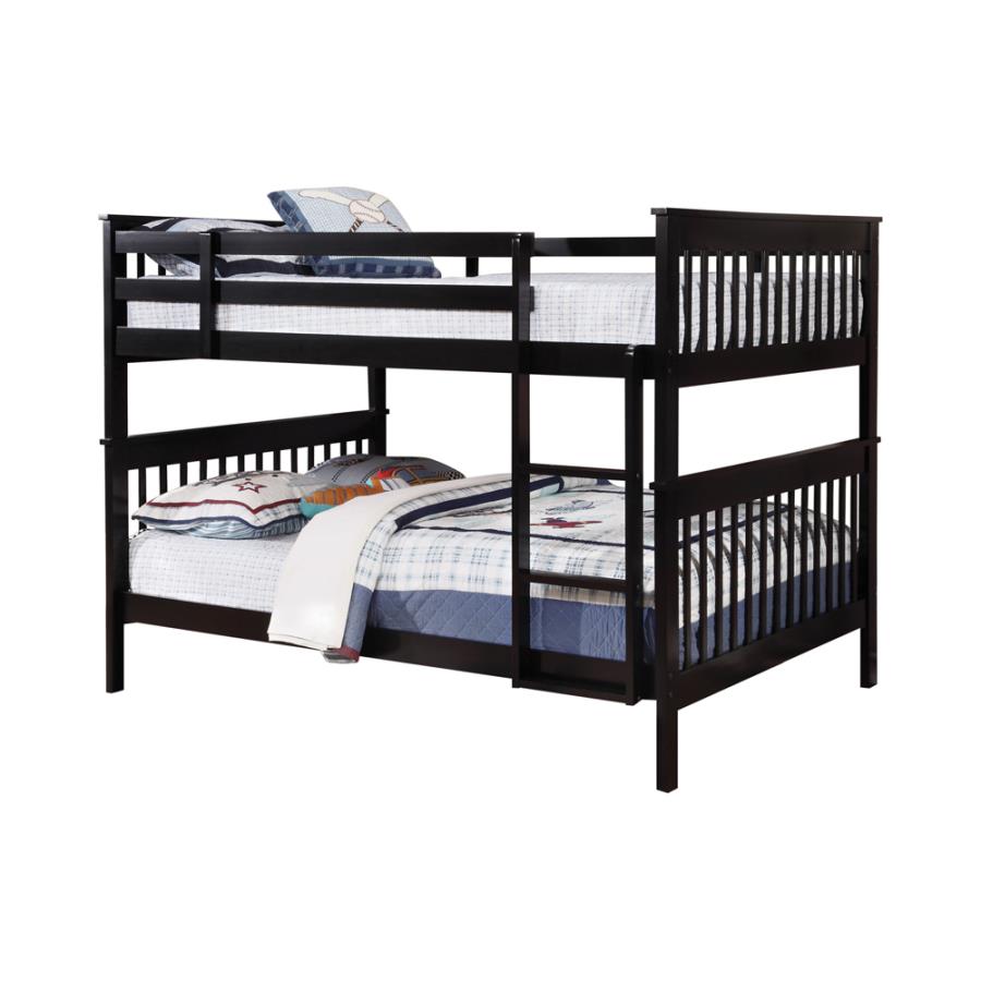 Chapman Black Wood Full Over Bunk Bed