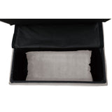 Garrell Brownish Gray Velvet Lift Top Storage Bench with Pull-out Bed
